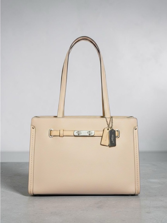Coach Handbags - Coach Swagger 34915 Polished Pebbled Leather Tote Double Hang Tag